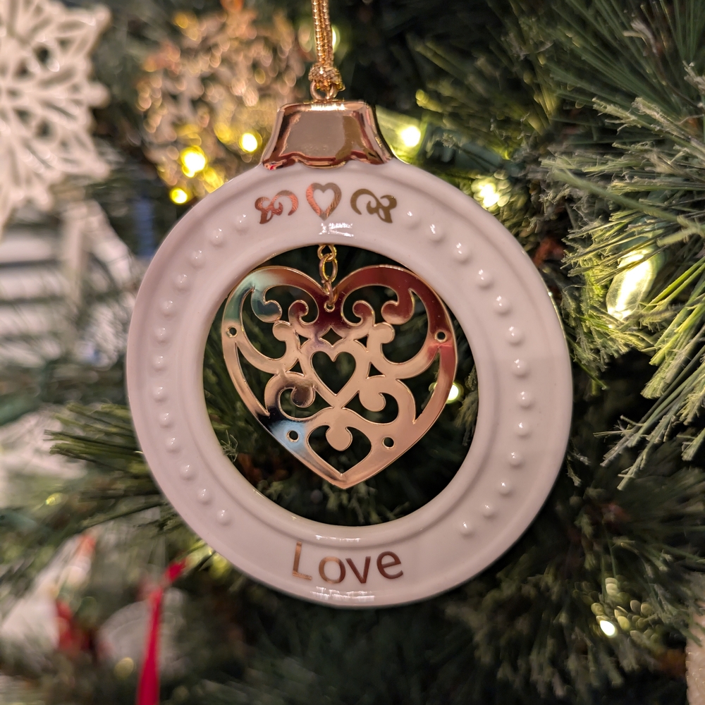 Lenox Love Ornament